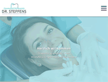 Tablet Screenshot of dr-steffens.de